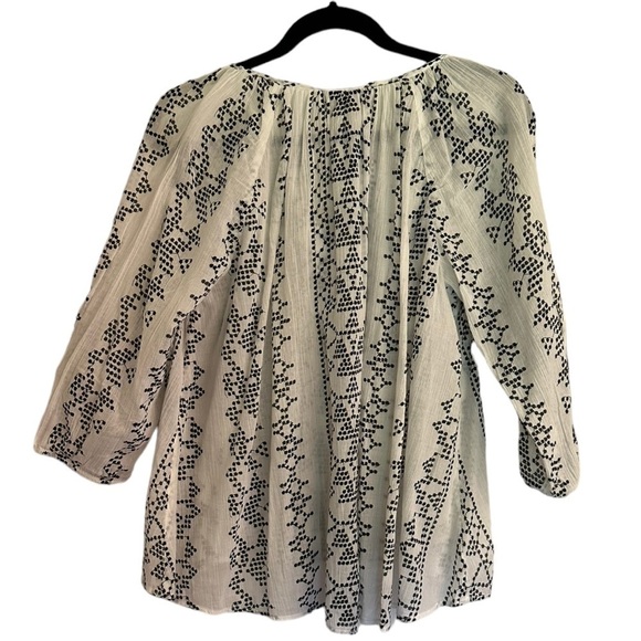 LOFT Ann Taylor Peasant Top Petite Large - Picture 4 of 7